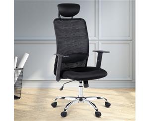 Artiss Office Chair Gaming Chair Eames Replica Mesh Computer Chairs Black