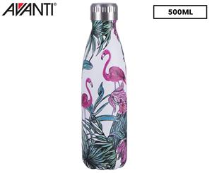 Avanti 500mL Fluid Vacuum Sealed Insulated Drink Bottle - Flamingo
