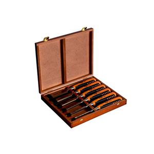 Bahco 6 Piece Chisel Set in Wooden Box 424PS6EUR