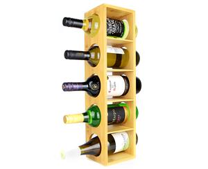 Bamboo Wall Mounted Wine Rack | M&W
