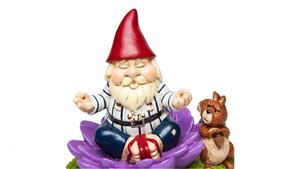 Big Mouth Gnom-Aste Meditating Garden Gnome