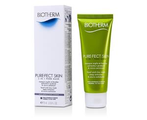 Biotherm Pure.Fect Skin 2 in1 Pore Mask (Normal to Oily Skin) 75ml/2.53oz