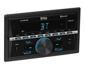 Boss Audio 470BRGB Bluetooth AM FM Radio Car Receiver Multi Color
