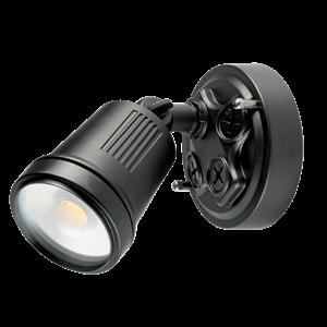 Brilliant Lighting 11W LED Black Raptor II Security Flood Light