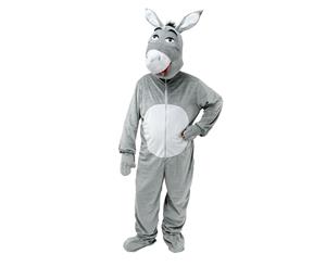Bristol Novelty Unisex Adults Donkey Costume (Grey/White) - BN408