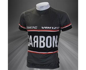 Carbon Look Short Sleeve Cycling Jersey