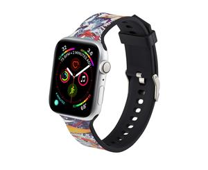 Catzon Colorful Soft Silicone Watch Band for Apple Watch Watch Strap for iWatch 3 2 4 1-Color 013