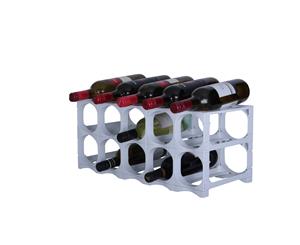 CellarStak 12/15 bottle - 10 pocket - White - The Wine Rack Guru