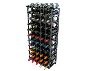 CellarStak 55/60 bottle - 50 pocket - Black - The Wine Rack Guru