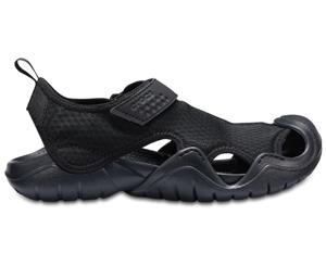 Crocs unisex Swiftwater Sandal - Black/Black