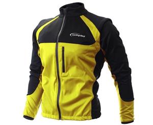 Cycling Bicycle Bike Jersey Wind Rain Jacket Vest Yellow
