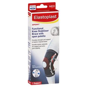 Elastoplast 79005 Sport Functional Knee Brace (Open Patella) Medium
