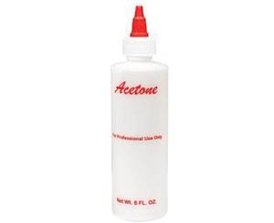 Empty Acetone Bottle Nail Technician Salon Tool Equipment