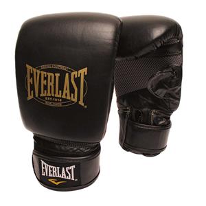 Everlast 1910 Leather Training Boxing Gloves Black