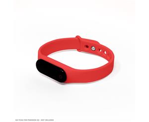 GO-TCHA Wristband Straps for Pokemon Go (Wristband Only) Red
