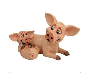 Grunter Pig and Piglet Statue Pets with Personality 5507