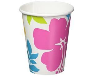 Hibiscus Paper Cups 8pk