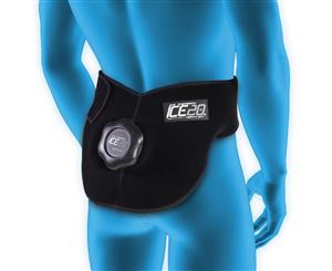 Ice20 Ice Therapy Back Hip Cold Compression Wrap Pain Relief w/ Strap & Mesh Bag