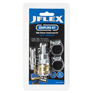 JFLEX 4 Pce Couplings Kit suits 10mm Hose by Jamec Pem