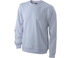 James And Nicholson Unisex Basic Sweatshirt (White) - FU397