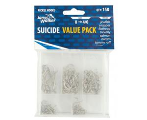 Jarvis Walker Assorted Bulk Pack Suicide Hooks 150pk