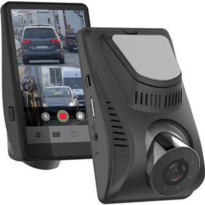 Kapture KPT-782 4" Full HD Dual Channel Touchscreen Dash Cam with HD Rear Camera