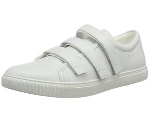 Kenneth Cole New York Womens Kingvel Leather Low Top  White Size 9.5