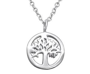 Kids Sterling Silver Tree of Life Pendant