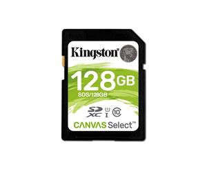 Kingston Technology Canvas Select Memory Card 128 Gb Sdxc Class 10 Uhs-I