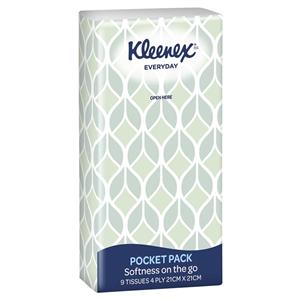 Kleenex Facial Tissues 9 Pocket Ultra Soft