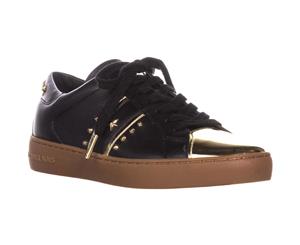MICHAEL Michael Kors Frankie Stripe Sneakers Black/Pale Gold