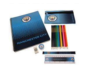 Manchester City Fc Official Ultimate Stationery Set (Multicolour) - TA3989