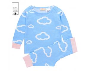 MeMaster - Junior Girls Cloud Pyjama Set - Blue