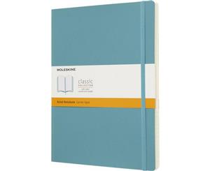 Moleskine Classic Xl Soft Cover Ruled Notebook (Reef Blue) - PF3009