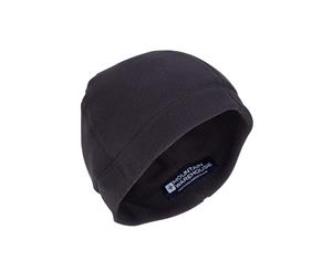 Mountain Warehouse Mens Lightweight Winter Hats with Double Layer Fleece - Black