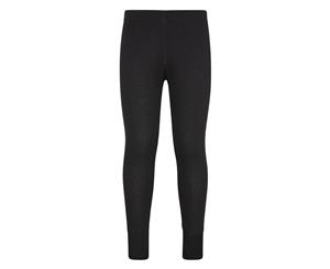 Mountain Warehouse Talus Kids Base Layer Thermal Pants Lightweight - Black