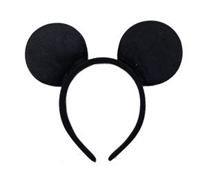 Mouse Headband Black Costume Party Hair Accessory Outfit