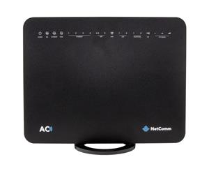 Netcomm NL1901ACV ADSL/VDSL/UFB/4G LTE CAT4 Wi-Fi Modem Router Dual-Band AC1600 4 x Gigabit LAN 1 x Gigabit WAN 2 x USB2.0 2 x FXS Voice SIM Ca