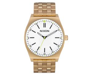 Nixon Women's 36mm Crew Stainless Steel Watch - All Gold/White