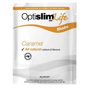 OptiSlim Life Shake Caramel 50g Sachet