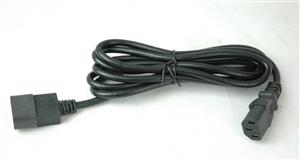 Partlist (PLC13C142M) EC C13 to IEC C14 2M Computer Power Extension Male to Female Cable