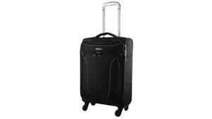 Pierre Cardin 48cm Softshell Cabin Suitcase - Black