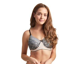 Royce 1381 Luella Pink Lace Padded Non-Wired Mastectomy T-Shirt Bra