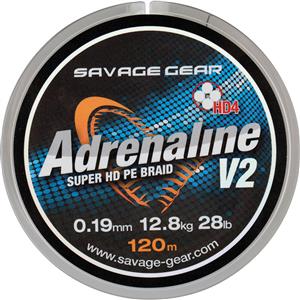Savage Hd4 Adrenaline V2 Gunsmoke Braid Line 120m