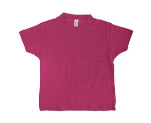Sols Kids Unisex Imperial Heavy Cotton Short Sleeve T-Shirt (Medium Pink) - PC361