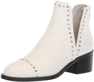 Steve Madden Womens Conspire Leather Almond Toe Ankle Fashion Boots