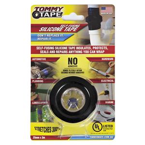 Tommy Tape 25mm x 3m Specialty Tape - Black