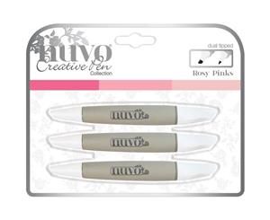 Tonic Studios - Nuvo - Creative Pen Collection - Rosy Pinks