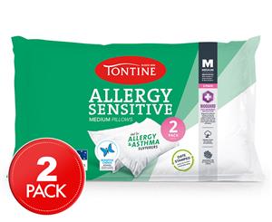 Tontine I'm Allergy Sensitive Medium Pillow 2-Pack