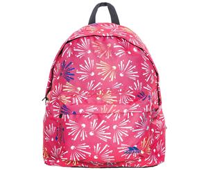 Trespass Kids Unisex Britt School Backpack/Rucksack (16 Litres) (Raspberry Pattern) - TP971